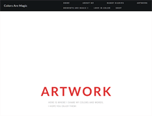 Tablet Screenshot of colorsaremagic.com